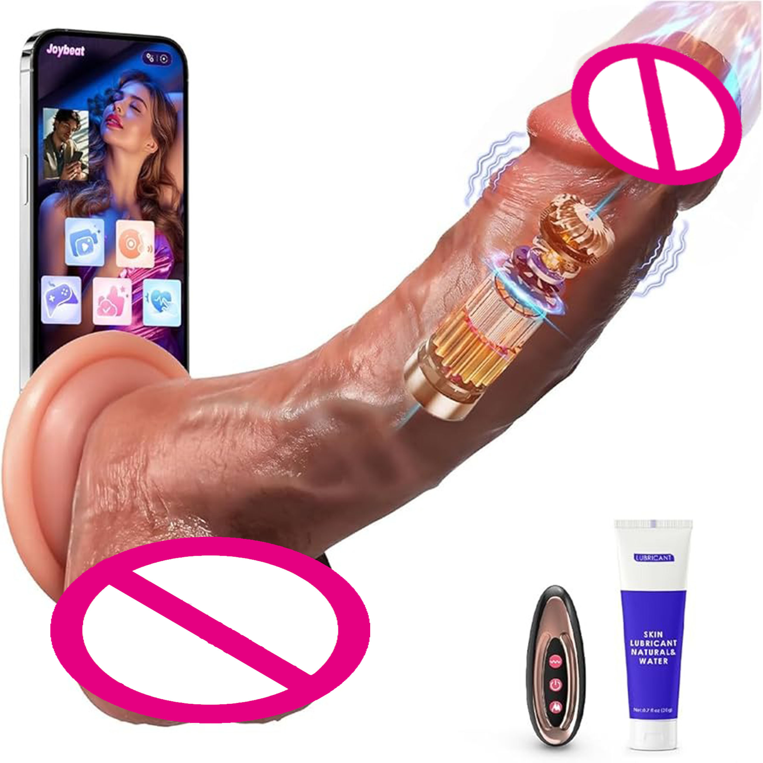 Thrusting Dildo Sex Toys Vibrator