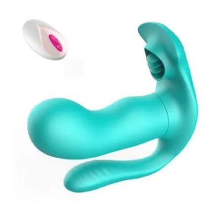 3 In 1 Anal Butt Plug With Sucking Dildo