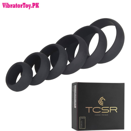 TCSR 6 Different Size Cock Rings For Men