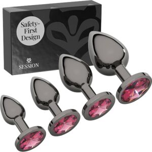 Metal Butt Plug Set for Beginners & Experienced Users | maletoy.pk